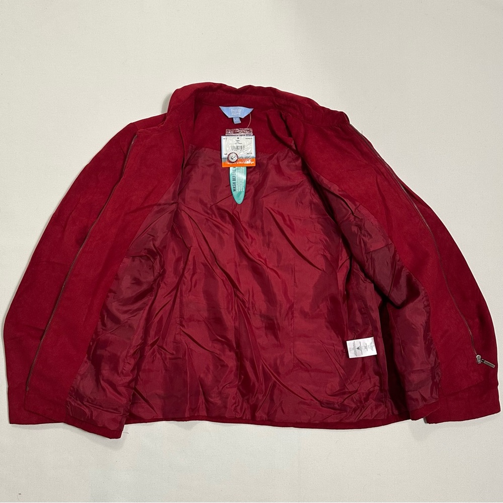 Denver Hanes Cozy Classics Ruban Red Women’s Jacket Size L - Picture 10 of 13